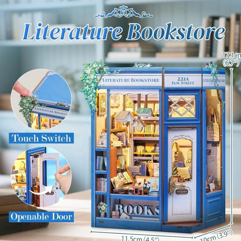 Literature Bookstore - Book Nook Kit - CuteBee