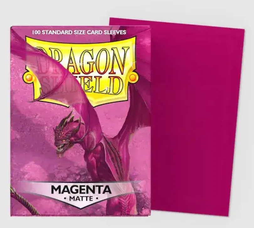 Magenta - Matte Sleeves - Standard Size (100)