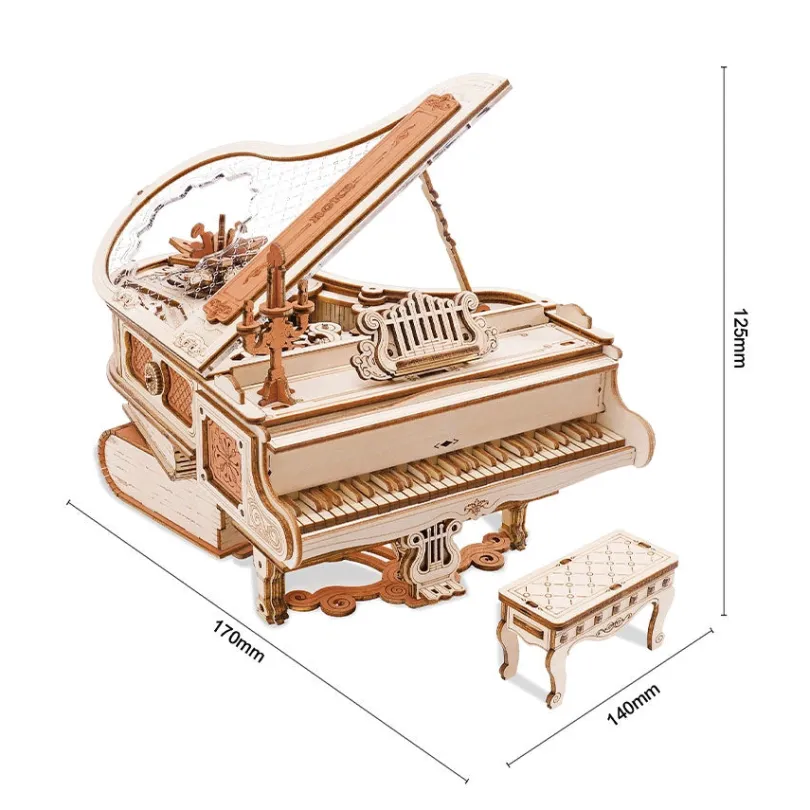 Magic Piano - Mechanical Music Box DIY - Rolife