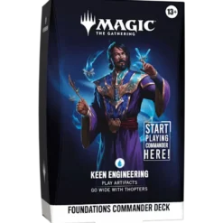 Magic The Gathering Foundations Commander Deck - Keen Engineering