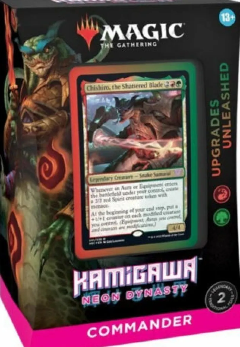 Magic The Gathering: Kamigawa - Neon Dynasty Commander Deck Upgrades Unleashed