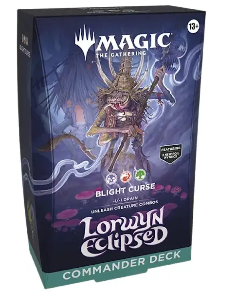 Magic The Gathering: Lorwyn Eclipsed Commander Deck Blight Curse