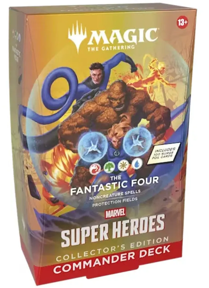 Magic The Gathering Marvel Super Heroes Commander Deck Collectors Edition The Fantastic Four