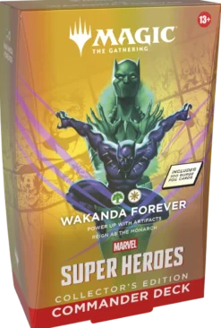 Magic The Gathering Marvel Super Heroes Commander Deck Collectors Edition Wakanda Forever
