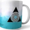 Magic the Gathering Mug Fractal Azorius
