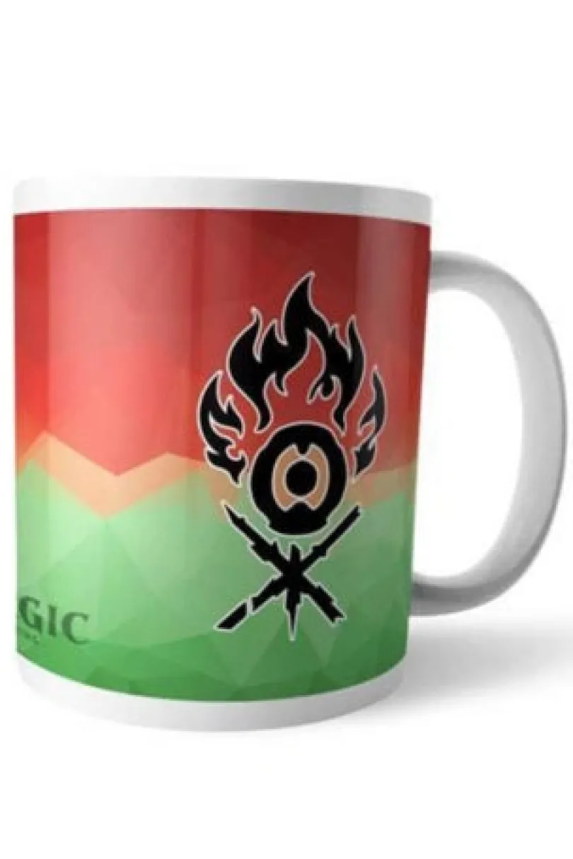 Magic the Gathering Mug Fractal Gruul