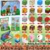 Magnetic Building Blocks Forest Bibliotek 150 pcs