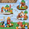Magnetic Building Blocks Small House 110 pcs