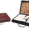 Mah Jong resin, red Chinese case