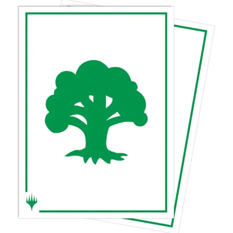 Mana 8 - Apex Deck Protector Sleeves - Forest (105st)