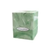 Marble Satin Cube - Lime Green / White