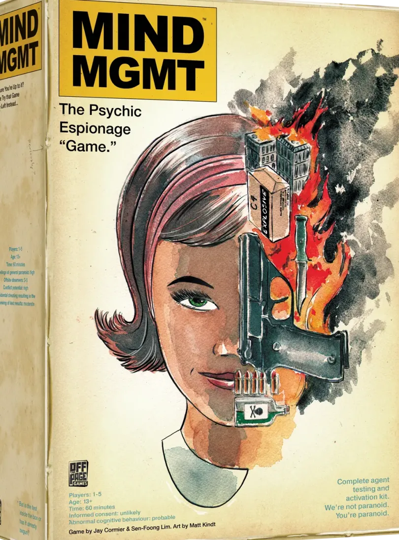 Mind MGMT: The Psychic Espionage “Game.”