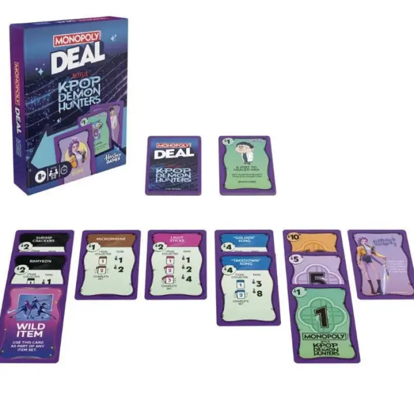 Monopoly Deal K Pop Demon Hunters