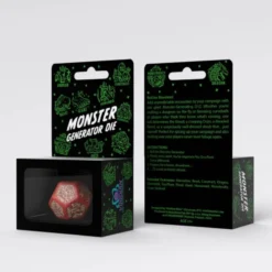 Monster Generator Die Red Beige