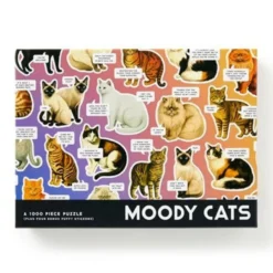 Moody Cats 1000 Piece Puzzle