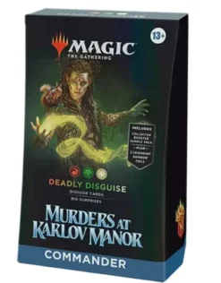 Murders at Karlov Manor Commander Deck - Deadly Disguise Magic The Gathering: