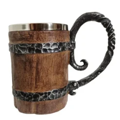 Mysterious Brown Mug 550 ml Resin Stainless Steel Brown