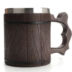 Mystic Brown Mug 450 ml Resin Stainless Steel Brown