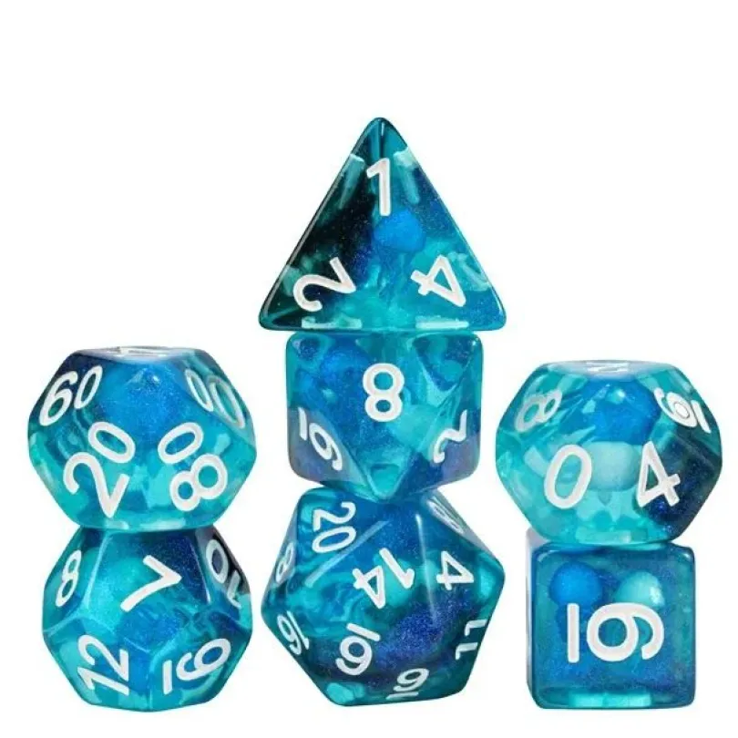 Ocean's Light Polyhedral Dice Set (7)