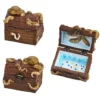 Octopus Treasure Chest Brown