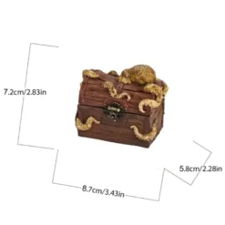 Octopus Treasure Chest Brown