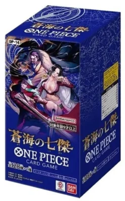 One Piece Card Game: The Azure Sea’s Seven [OP-14] Booster Box (Japansk version)