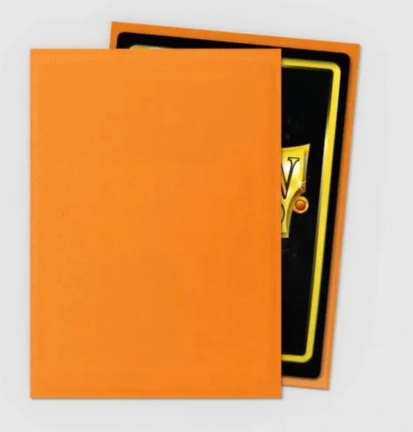 Orange - Matte Sleeves - Standard Size (100)