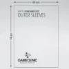 Outer Sleeves Matte Standard Size (50 Sleeves)