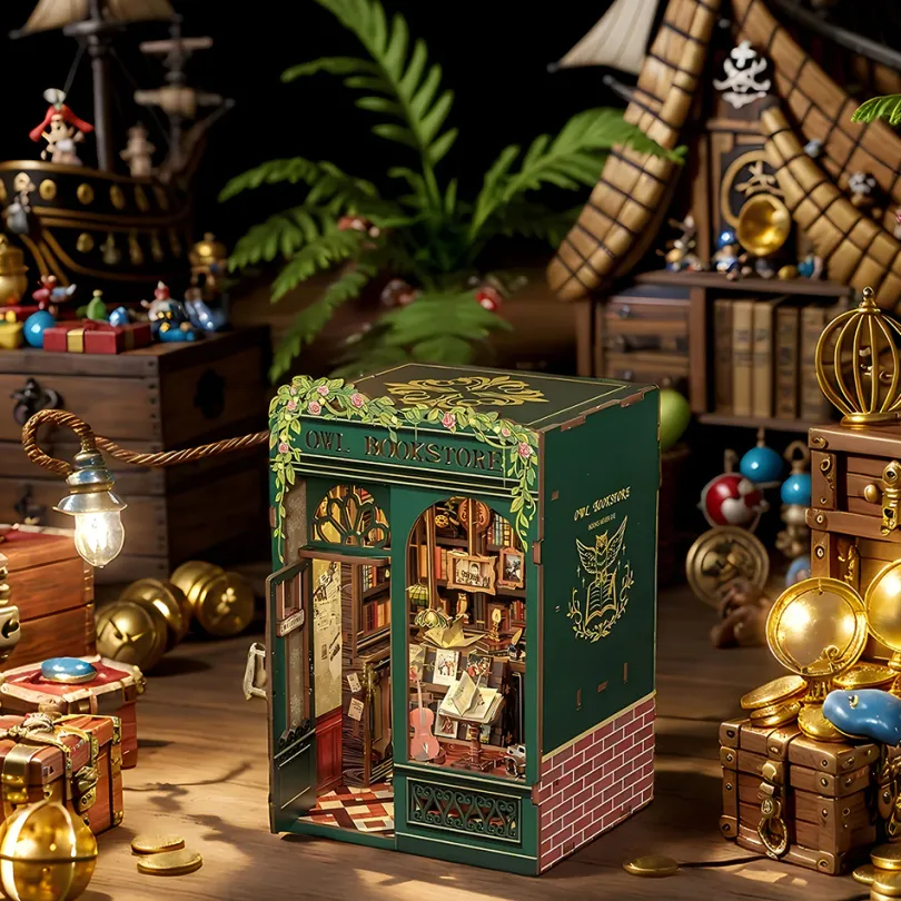 Owl Bookstore - Book Nook Kit - CuteBee