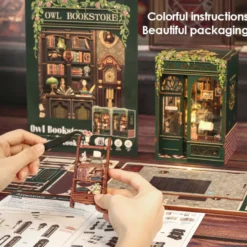 Owl Bookstore - Book Nook Kit - CuteBee