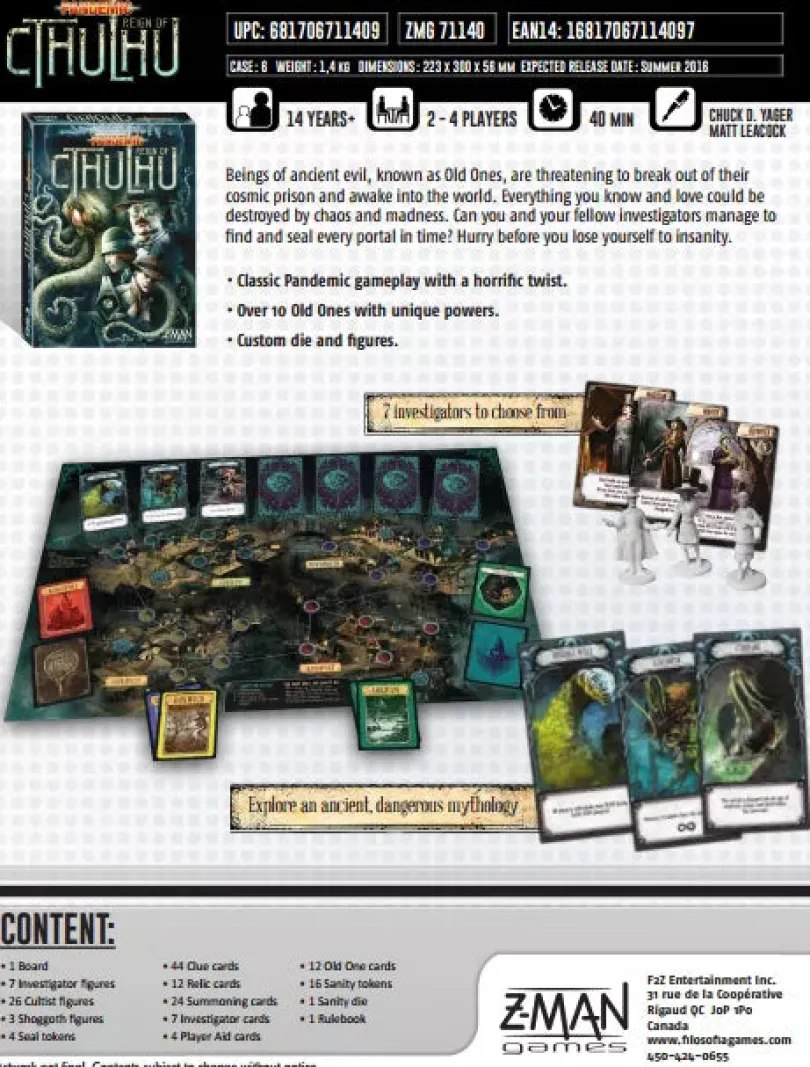 Pandemic - Reign Of Cthulhu