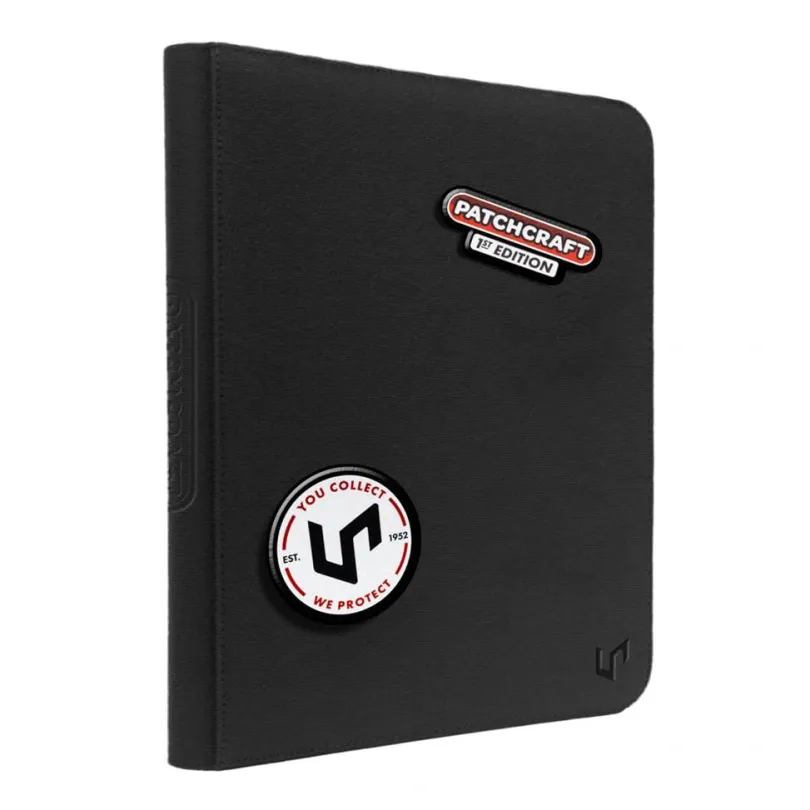 Patchcraft Zippered 9 Pocket Pro Binder Black Ultrapro