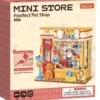 Pawfect Pet Shop Diy Miniature House Bookshelf Decoration Kit Rolife Rolife