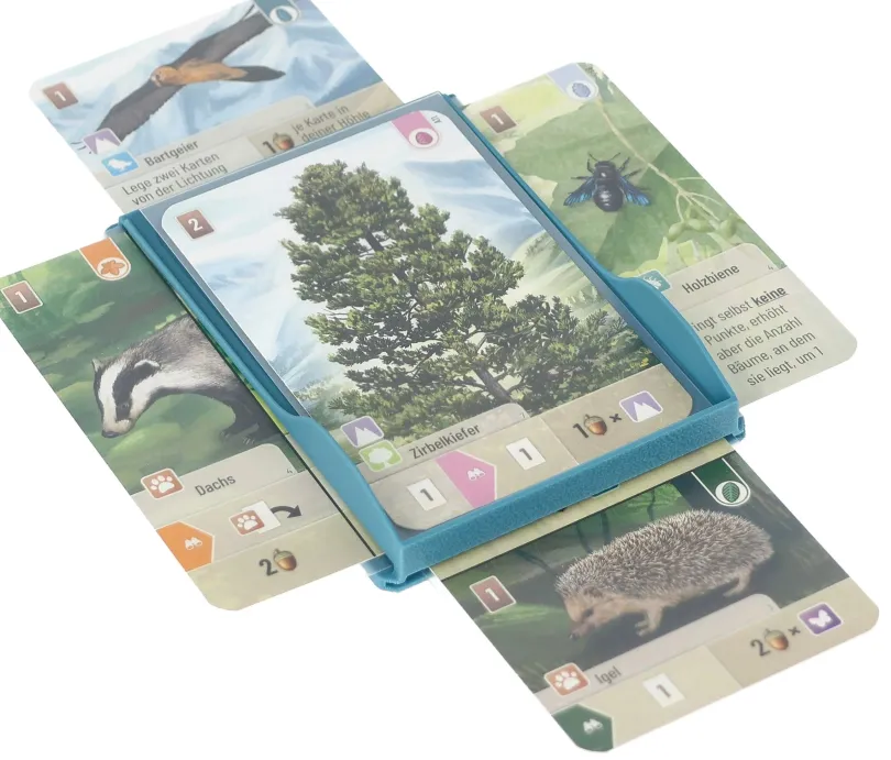 5 pcs set Feldherr card tray for Forest Shuffle - Tree Cards
