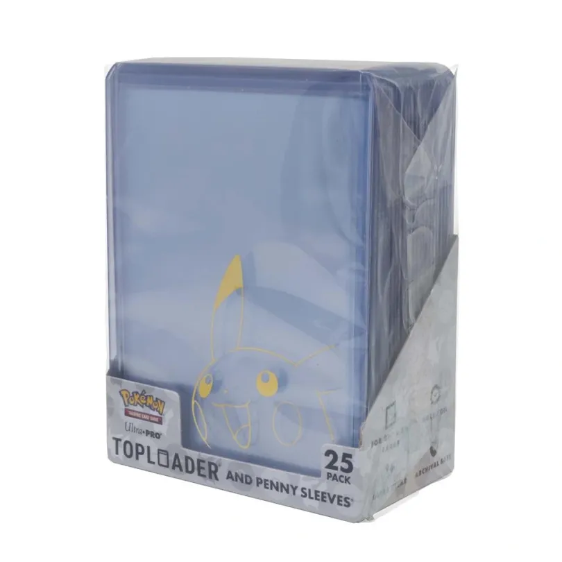 Pikachu Toploader And Penny Sleeves Combo Pack For The Pokémon Trading Card Game (25 Pack)