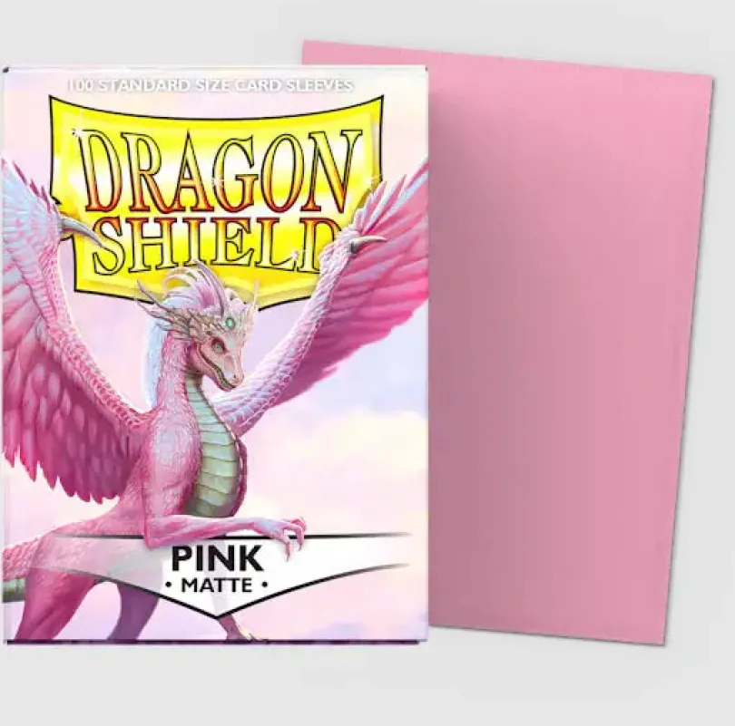 Pink - Matte Sleeves - Standard Size (100)