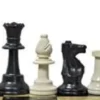 Plastic Chess Piece King 3 34 Club Weighted