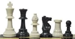Plastic Chess Piece King 3 34 Club Weighted