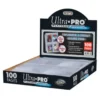 4-Pocket Secure Platinum Page for Toploaders (100st)