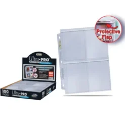 4-Pocket Secure Platinum Page for Toploaders (100st)