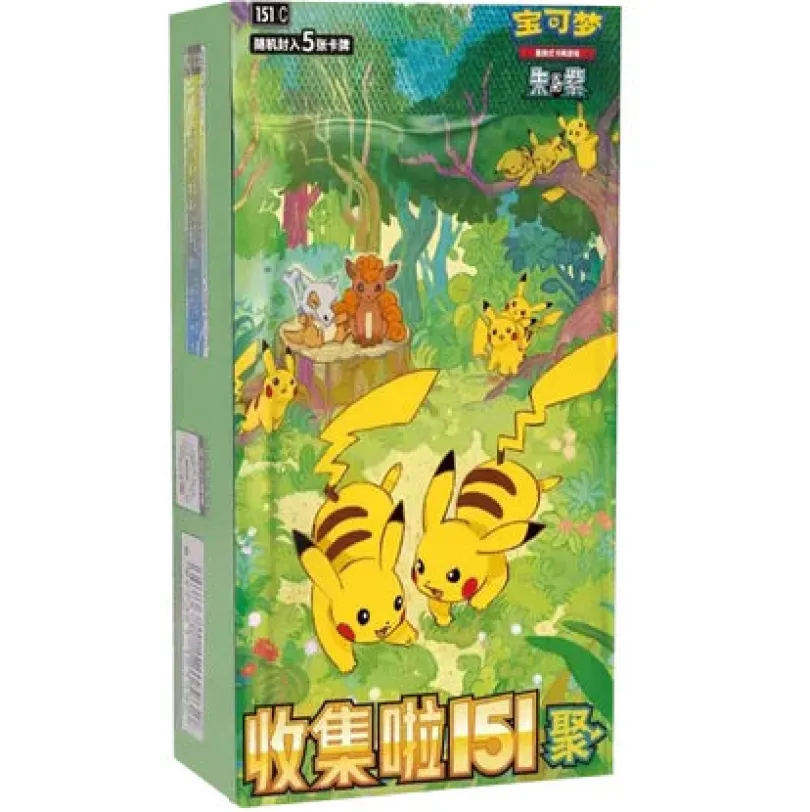 Pokemon Collect 151 Gathering Slim Booster Box (151C) (Kinesisk version)15 st Booster