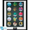 POKEMON - Framed print "Pokeballs" (30x40 cm)