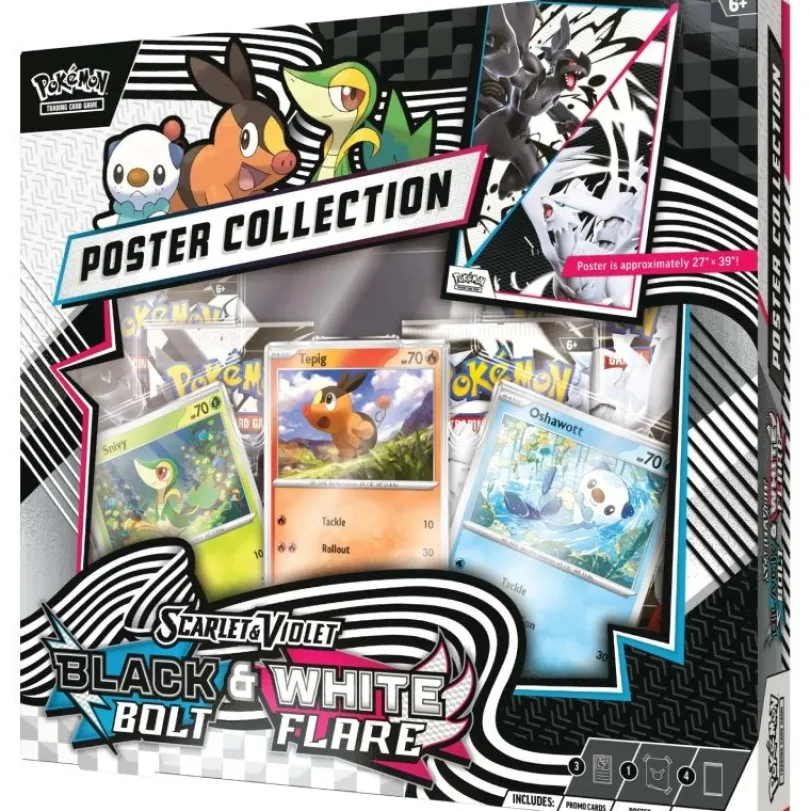 Pokemon SV10.5 - Black Bolt & White Flare - Poster Collection