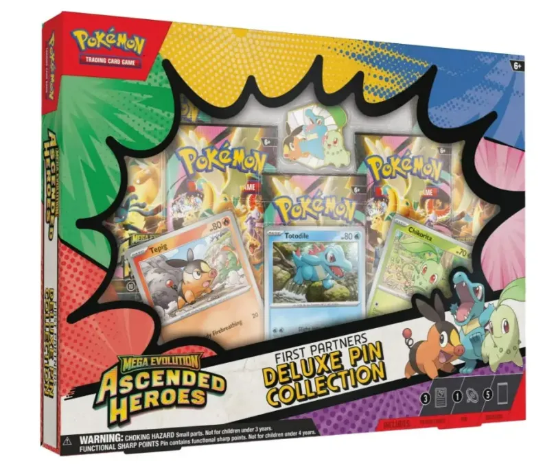 Pokemon Tcg Ascended Heroes First Partners Deluxe Pin Collection Pokemon