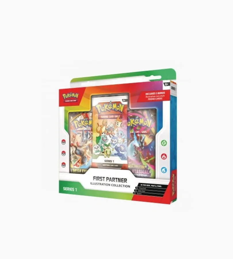 Pokemon Tcg First Partner Illustration Collectionseries 1 Pokemon