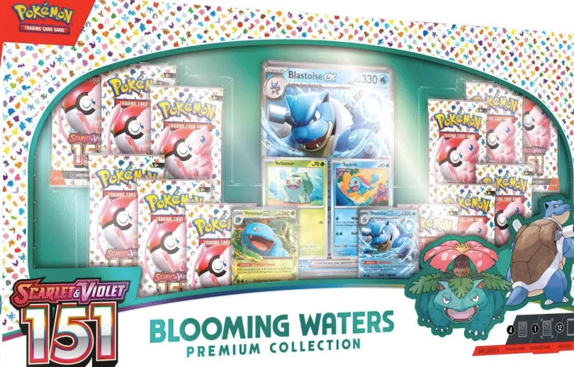 Pokemon TCG: Scarlet & Violet 151 Blooming Waters Premium Collection