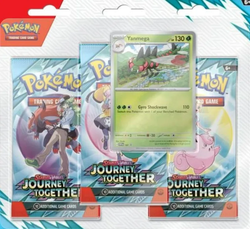 Pokemon TCG: Scarlet & Violet - Journey Together 3-pack Blister
