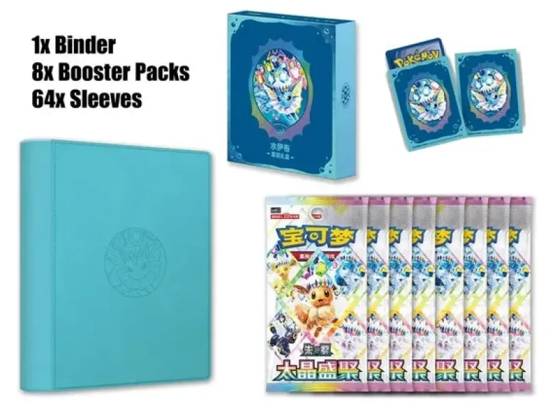 Pokemon Terastal Gathering Gift Box Set Vaporeon (Kinesisk)