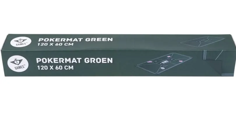 Pokermatta grön (120x60 cm)