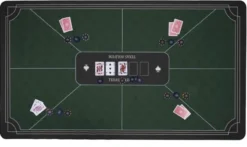 Pokermatta grön (140x80cm)